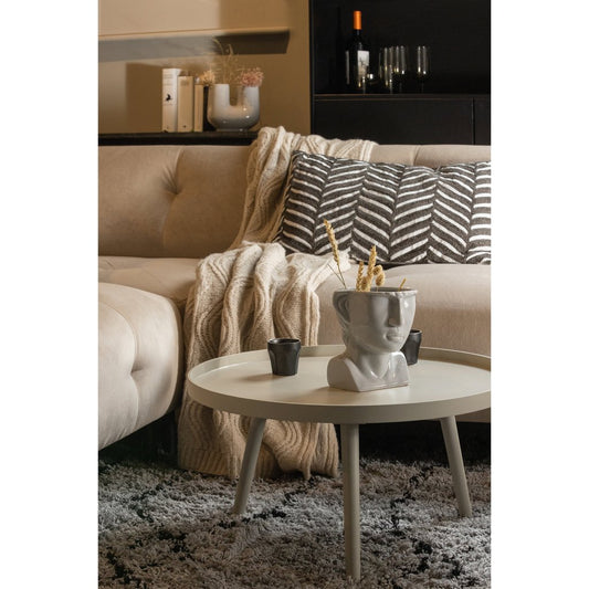 Woood | Bijzettafel Mesa XL antique beige 78cm
