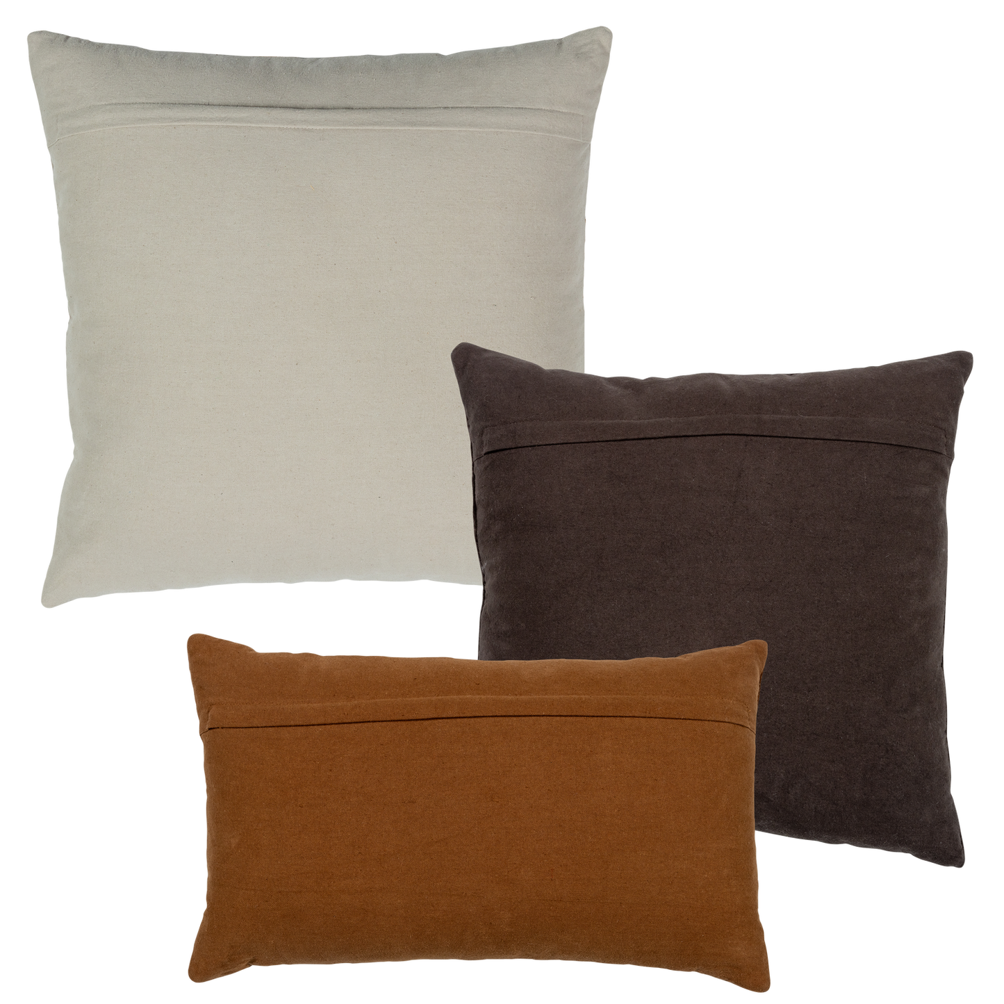 Woood | Kussens Isai set van 3 bruin