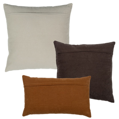 Woood | Kussens Isai set van 3 bruin