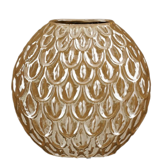 Stijl28 | Vaas Quinn bruin 34x17cm