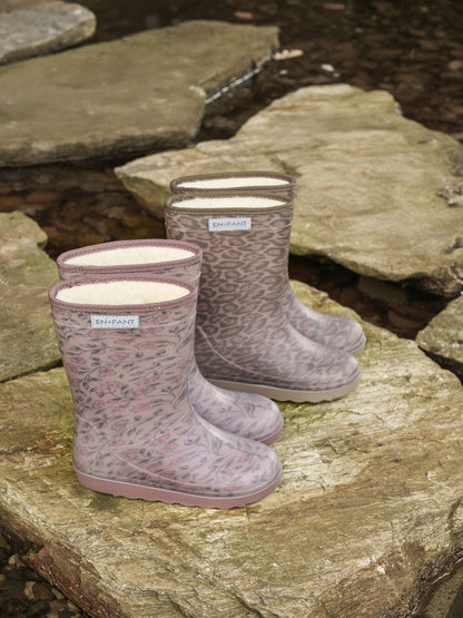 Enfant | Thermo boots Leopard pine bark