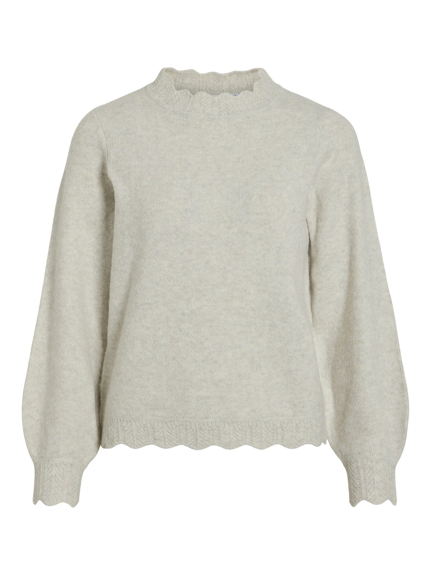 Vila | Trui Nikolina light naturel melange NOOS