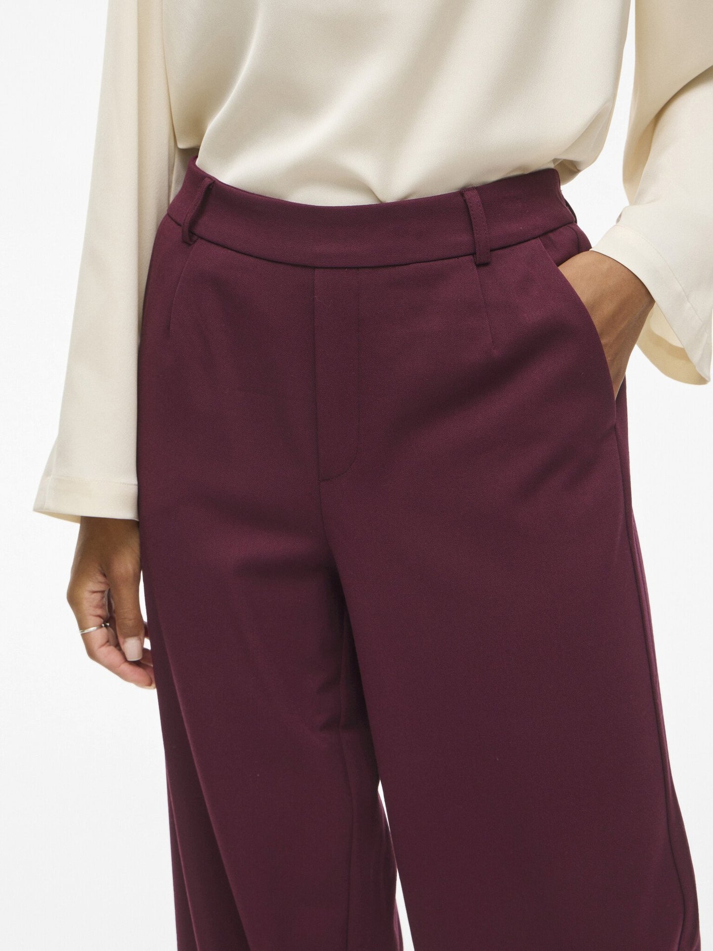 Vila | Pantalon Varone wide Fig NOOS