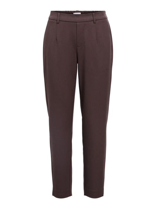 Object | Pantalon Lisa slim seal brown