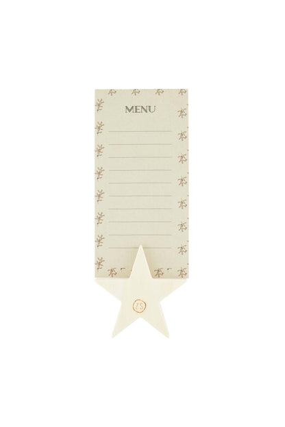 Zusss | Menukaartjes met houten standaard ster