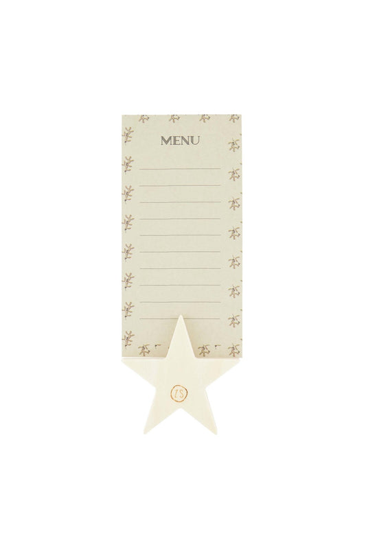 Zusss | Menukaartjes met houten standaard ster